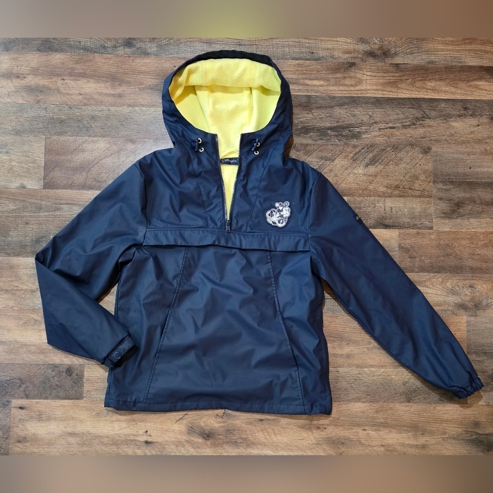 Disneyland Paris Women's Navy Blue Minnie Mouse Fleece Windbreaker Size Small - Picture 1 of 10